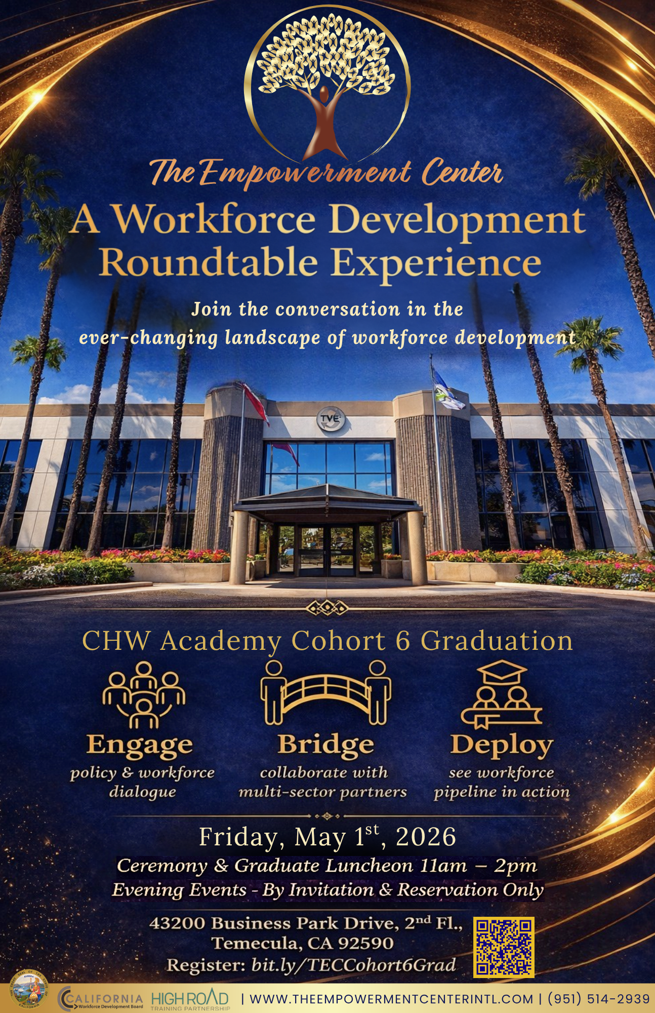 Workforce Vision TEC Graduation Roundtable & Workforce Vision Tours – The Empowerment Center